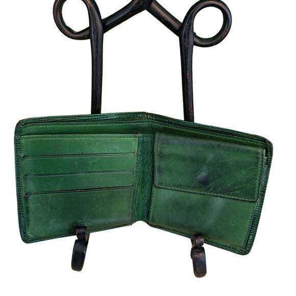 Vintage Louis Vuitton Epi Green Leather Wallet with LV Dust Cover 200691 - Picture 2 of 8